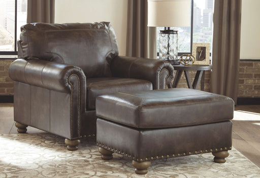 Nicorvo - Coffee - 2 Pc. - Chair With Ottoman Cleveland Home Outlet (OH) - Furniture Store in Middleburg Heights Serving Cleveland, Strongsville, and Online