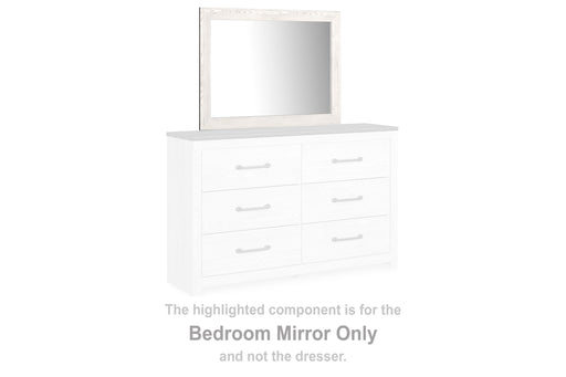 Gerridan - White / Gray - Bedroom Mirror Cleveland Home Outlet (OH) - Furniture Store in Middleburg Heights Serving Cleveland, Strongsville, and Online