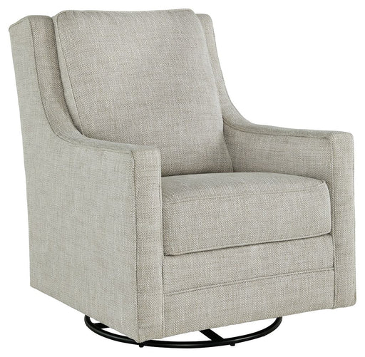 Kambria - Fog - Swivel Glider Accent Chair Cleveland Home Outlet (OH) - Furniture Store in Middleburg Heights Serving Cleveland, Strongsville, and Online