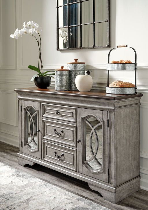 Lodenbay - Antique Gray - Dining Room Server Cleveland Home Outlet (OH) - Furniture Store in Middleburg Heights Serving Cleveland, Strongsville, and Online