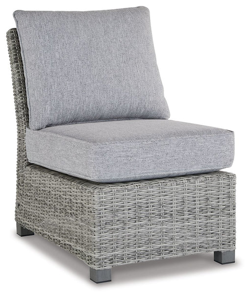 Naples Beach - Light Gray - Armless Chair W/Cushion Cleveland Home Outlet (OH) - Furniture Store in Middleburg Heights Serving Cleveland, Strongsville, and Online