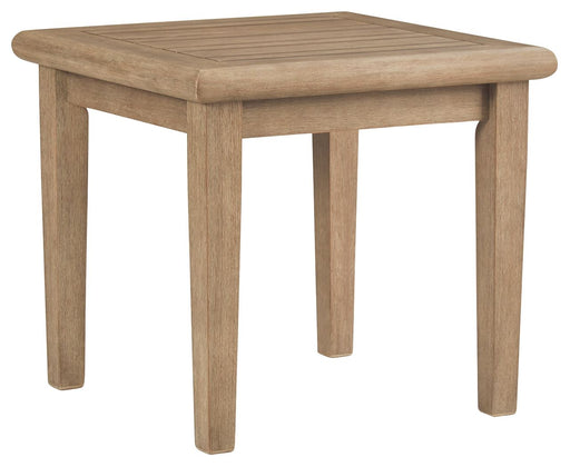 Gerianne - Brown - Square End Table Cleveland Home Outlet (OH) - Furniture Store in Middleburg Heights Serving Cleveland, Strongsville, and Online
