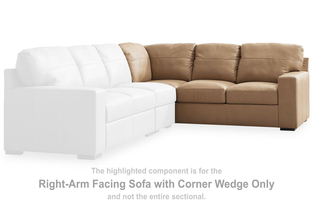 Bandon - Toffee - Raf Sofa With Corner Wedge