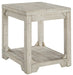 Fregine - Whitewash - Rectangular End Table Cleveland Home Outlet (OH) - Furniture Store in Middleburg Heights Serving Cleveland, Strongsville, and Online