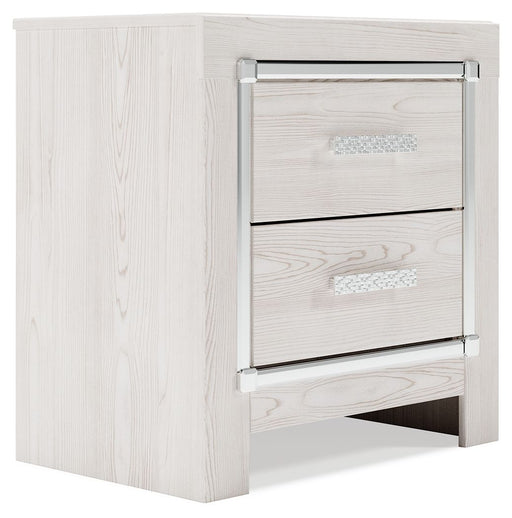 Altyra - White - Two Drawer Night Stand Cleveland Home Outlet (OH) - Furniture Store in Middleburg Heights Serving Cleveland, Strongsville, and Online