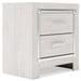 Altyra - White - Two Drawer Night Stand Cleveland Home Outlet (OH) - Furniture Store in Middleburg Heights Serving Cleveland, Strongsville, and Online