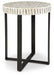 Crewridge - Black / Cream - Accent Table Cleveland Home Outlet (OH) - Furniture Store in Middleburg Heights Serving Cleveland, Strongsville, and Online