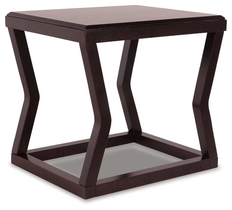 Kelton - Espresso - Rectangular End Table Cleveland Home Outlet (OH) - Furniture Store in Middleburg Heights Serving Cleveland, Strongsville, and Online