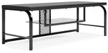 Lynxtyn - Black - TV Stand Cleveland Home Outlet (OH) - Furniture Store in Middleburg Heights Serving Cleveland, Strongsville, and Online