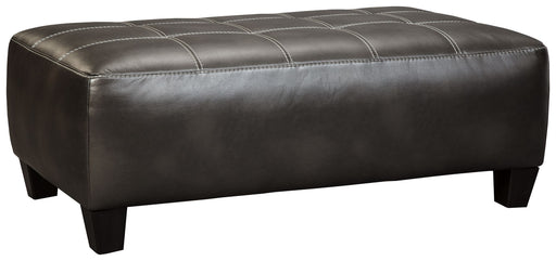 Nokomis - Charcoal - Oversized Accent Ottoman Cleveland Home Outlet (OH) - Furniture Store in Middleburg Heights Serving Cleveland, Strongsville, and Online