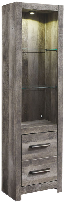 Wynnlow - Gray Dark - Pier - Two Drawers & Two Shelves Cleveland Home Outlet (OH) - Furniture Store in Middleburg Heights Serving Cleveland, Strongsville, and Online