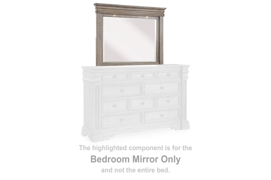 Blairhurst - Light Grayish Brown - Bedroom Mirror