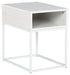 Deznee - White - Rectangular End Table Cleveland Home Outlet (OH) - Furniture Store in Middleburg Heights Serving Cleveland, Strongsville, and Online