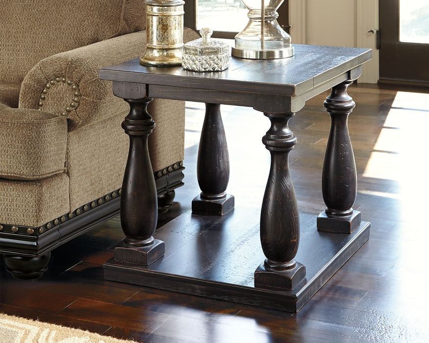 Mallacar - Black - Rectangular End Table Cleveland Home Outlet (OH) - Furniture Store in Middleburg Heights Serving Cleveland, Strongsville, and Online