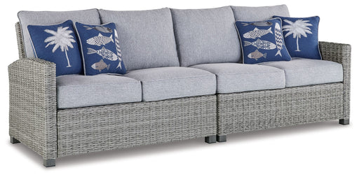 Naples Beach - Light Gray - Raf/laf Loveseat W/Cush (Set of 2) Cleveland Home Outlet (OH) - Furniture Store in Middleburg Heights Serving Cleveland, Strongsville, and Online