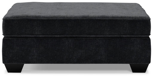 Lavernett - Charcoal - Oversized Accent Ottoman Cleveland Home Outlet (OH) - Furniture Store in Middleburg Heights Serving Cleveland, Strongsville, and Online