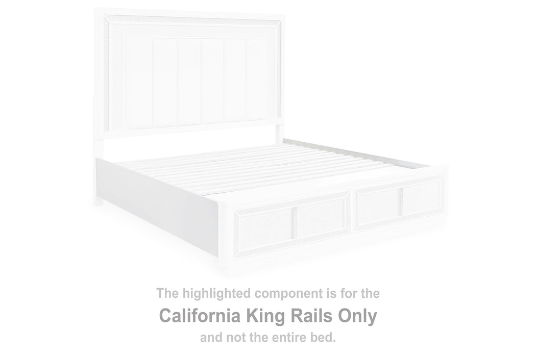 Chalanna - White - California King Rails