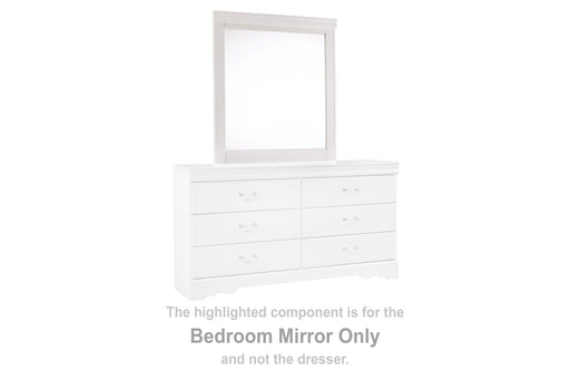 Anarasia - White - Bedroom Mirror Cleveland Home Outlet (OH) - Furniture Store in Middleburg Heights Serving Cleveland, Strongsville, and Online