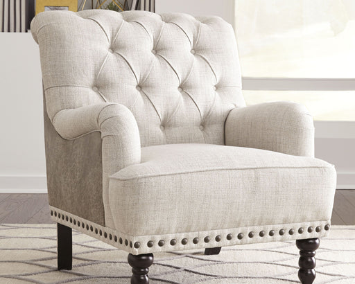 Tartonelle - Ivory / Taupe - Accent Chair Cleveland Home Outlet (OH) - Furniture Store in Middleburg Heights Serving Cleveland, Strongsville, and Online