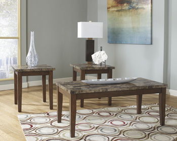 Theo - Warm Brown - Occasional Table Set (Set of 3) Cleveland Home Outlet (OH) - Furniture Store in Middleburg Heights Serving Cleveland, Strongsville, and Online