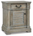 Moreshire - Bisque - One Drawer Night Stand Cleveland Home Outlet (OH) - Furniture Store in Middleburg Heights Serving Cleveland, Strongsville, and Online