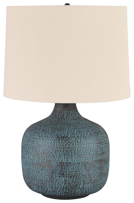 Malthace - Patina - Metal Table Lamp Cleveland Home Outlet (OH) - Furniture Store in Middleburg Heights Serving Cleveland, Strongsville, and Online