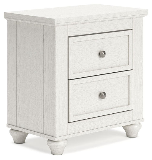 Grantoni - White - Two Drawer Night Stand Cleveland Home Outlet (OH) - Furniture Store in Middleburg Heights Serving Cleveland, Strongsville, and Online