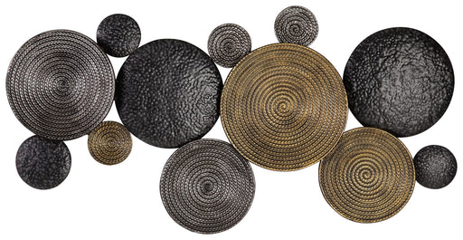 Emsley - Metallic / Black / Gray - Wall Decor Cleveland Home Outlet (OH) - Furniture Store in Middleburg Heights Serving Cleveland, Strongsville, and Online