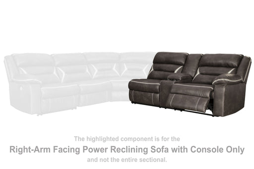 Kincord - Midnight - Raf Rec Power Sofa W/Console Cleveland Home Outlet (OH) - Furniture Store in Middleburg Heights Serving Cleveland, Strongsville, and Online