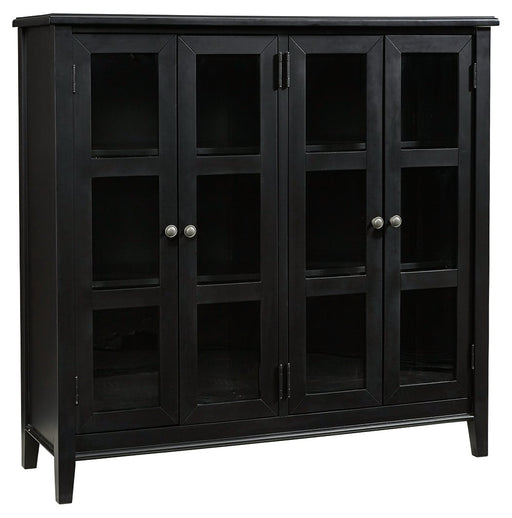 Beckincreek - Black - Accent Cabinet Cleveland Home Outlet (OH) - Furniture Store in Middleburg Heights Serving Cleveland, Strongsville, and Online
