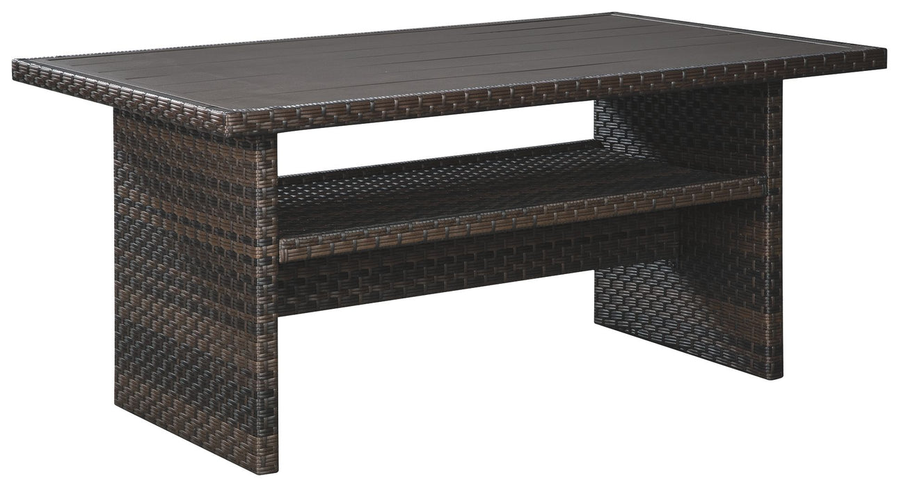 Easy - Dark Brown / Beige - Rect Multi-use Table Cleveland Home Outlet (OH) - Furniture Store in Middleburg Heights Serving Cleveland, Strongsville, and Online
