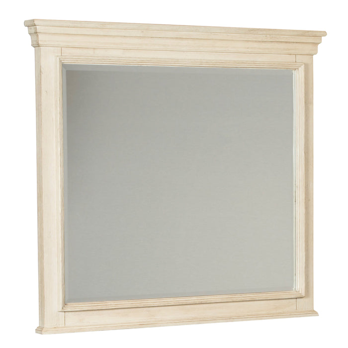 Bolanburg - Antique White - Bedroom Mirror Cleveland Home Outlet (OH) - Furniture Store in Middleburg Heights Serving Cleveland, Strongsville, and Online