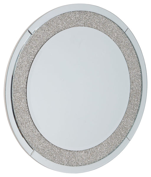 Kingsleigh - Metallic - Accent Mirror - Round Cleveland Home Outlet (OH) - Furniture Store in Middleburg Heights Serving Cleveland, Strongsville, and Online