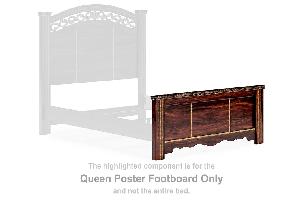 Glosmount - Two-tone - Queen Poster Footboard