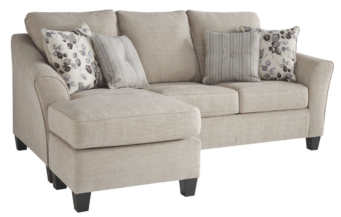 Abney - Driftwood - Sofa Chaise Queen Sleeper Cleveland Home Outlet (OH) - Furniture Store in Middleburg Heights Serving Cleveland, Strongsville, and Online
