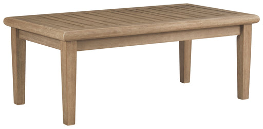 Gerianne - Brown - Rectangular Cocktail Table Cleveland Home Outlet (OH) - Furniture Store in Middleburg Heights Serving Cleveland, Strongsville, and Online