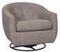 Upshur - Taupe - Swivel Glider Accent Chair Cleveland Home Outlet (OH) - Furniture Store in Middleburg Heights Serving Cleveland, Strongsville, and Online
