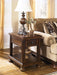 Porter - Rustic Brown - Chair Side End Table Cleveland Home Outlet (OH) - Furniture Store in Middleburg Heights Serving Cleveland, Strongsville, and Online