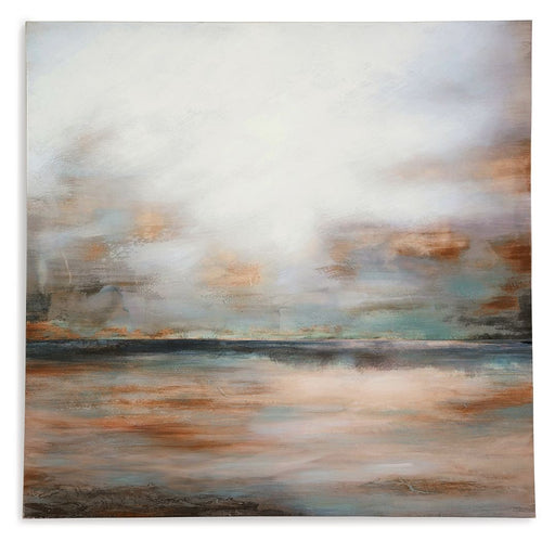 Weatheridge - Grey / Gold - Wall Art Cleveland Home Outlet (OH) - Furniture Store in Middleburg Heights Serving Cleveland, Strongsville, and Online