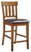 Ralene - Medium Brown - Upholstered Barstool Cleveland Home Outlet (OH) - Furniture Store in Middleburg Heights Serving Cleveland, Strongsville, and Online