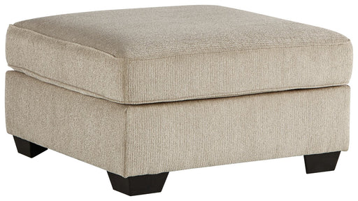 Decelle - Putty - Oversized Accent Ottoman Cleveland Home Outlet (OH) - Furniture Store in Middleburg Heights Serving Cleveland, Strongsville, and Online