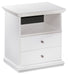 Bostwick - White - One Drawer Night Stand Cleveland Home Outlet (OH) - Furniture Store in Middleburg Heights Serving Cleveland, Strongsville, and Online