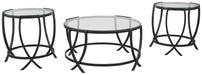 Tarrin - Black - Occasional Table Set (Set of 3) Cleveland Home Outlet (OH) - Furniture Store in Middleburg Heights Serving Cleveland, Strongsville, and Online