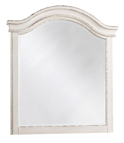 Realyn - Chipped White - Youth Mirror Cleveland Home Outlet (OH) - Furniture Store in Middleburg Heights Serving Cleveland, Strongsville, and Online