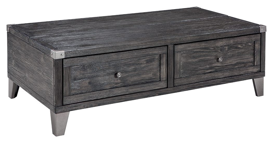 Todoe - Dark Gray - Lift Top Cocktail Table Cleveland Home Outlet (OH) - Furniture Store in Middleburg Heights Serving Cleveland, Strongsville, and Online