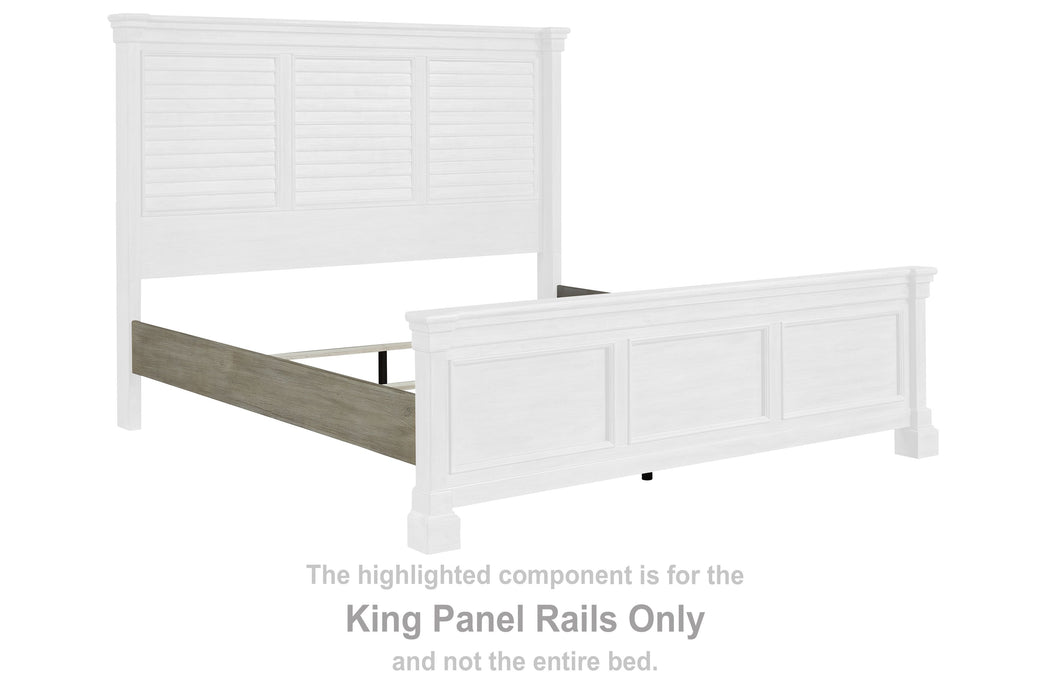 Moreshire - Bisque - King Panel Rails Cleveland Home Outlet (OH) - Furniture Store in Middleburg Heights Serving Cleveland, Strongsville, and Online