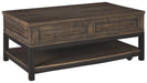 Johurst - Grayish Brown - Lift Top Cocktail Table Cleveland Home Outlet (OH) - Furniture Store in Middleburg Heights Serving Cleveland, Strongsville, and Online