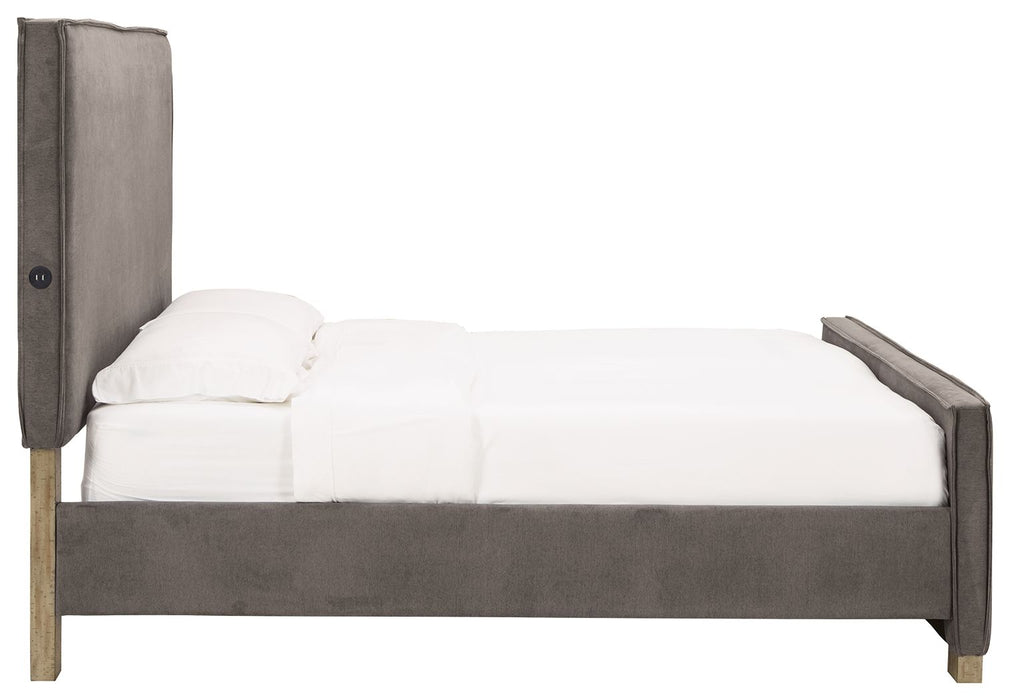 Krystanza - Upholstered Panel Bed