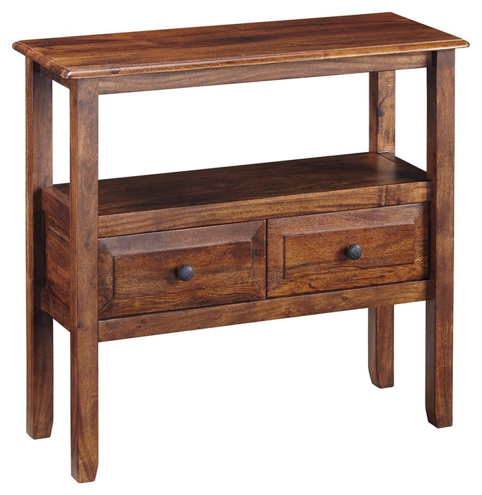 Abbonto - Warm Brown - Accent Table Cleveland Home Outlet (OH) - Furniture Store in Middleburg Heights Serving Cleveland, Strongsville, and Online