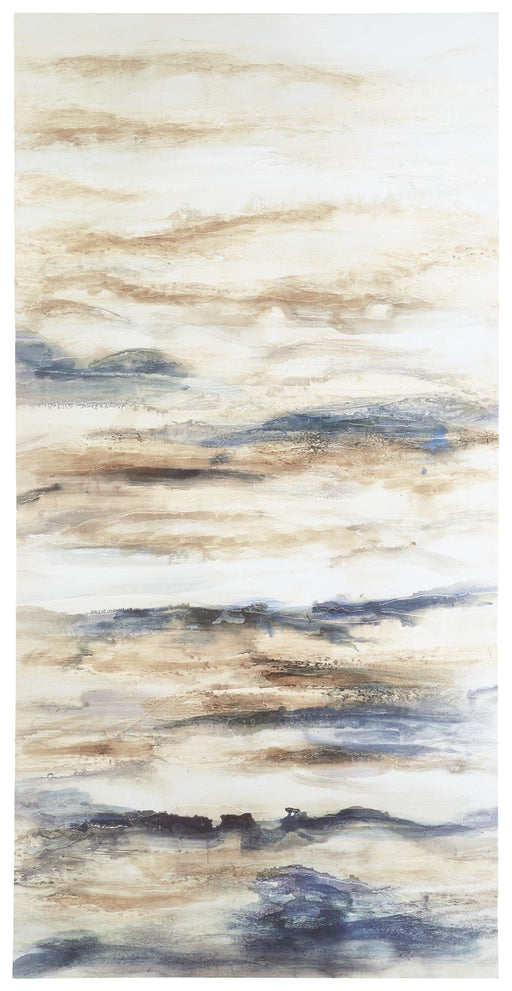 Joely - Blue / Tan - Wall Art Cleveland Home Outlet (OH) - Furniture Store in Middleburg Heights Serving Cleveland, Strongsville, and Online